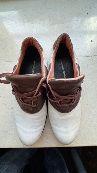 Zapatos de golf Inesis Marrón/Blanco
