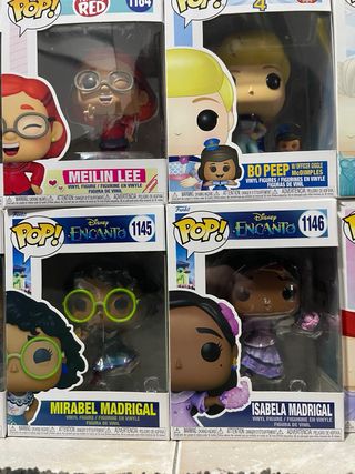 Lote Funkos Disney: Encanto, Frozen, bo peep ariel