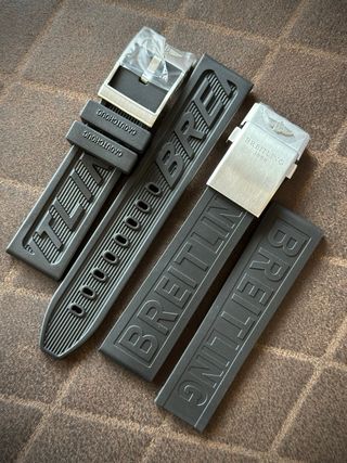Lote Correas Caucho para Breitling