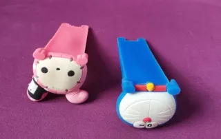 2 Topes Puerta Doraemon y My Melody.