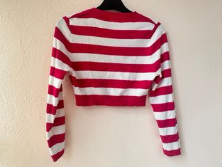 Jersey rayas blanco y rosa