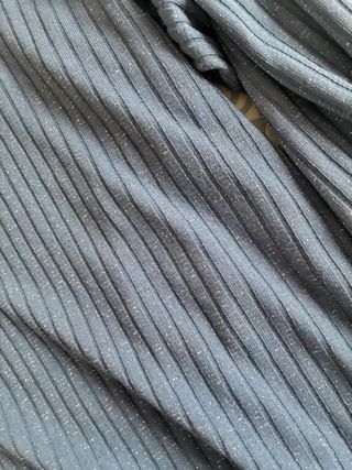 Jersey fino azul con brillos