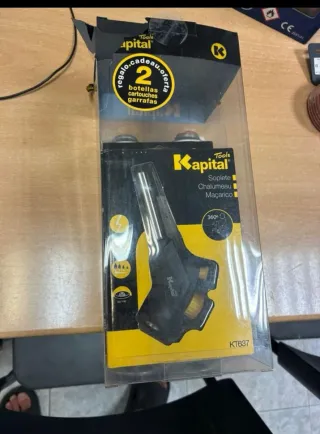 Lote soplete Kapital con 2 cartuchos