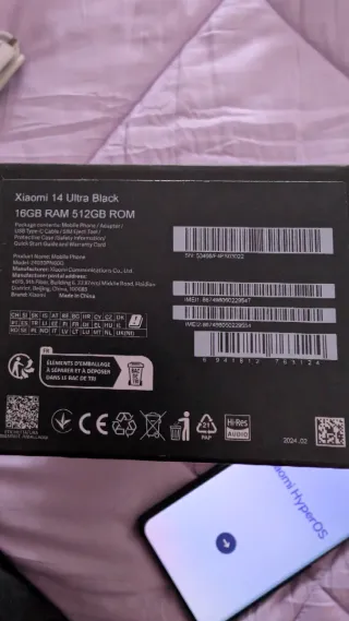 Xiaomi 14 Ultra 16GB 512GB Nero