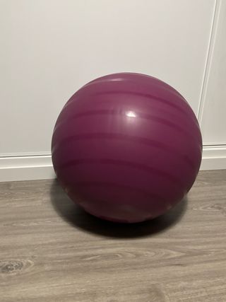 Pelota Fitball Pilates Yoga Morada