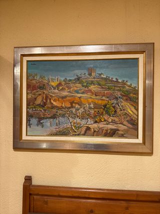 Oleo sobre tablex Badia