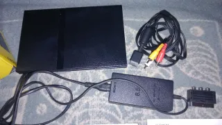 Consola Sony PlayStation 2 Negra en caja