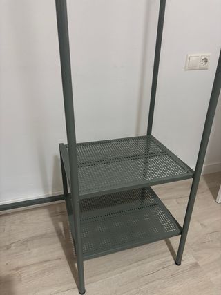 Burro perchero Ikea gris