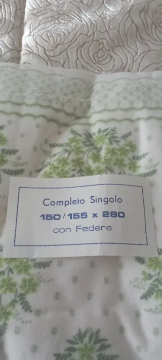 Lenzuolo singolo flanella