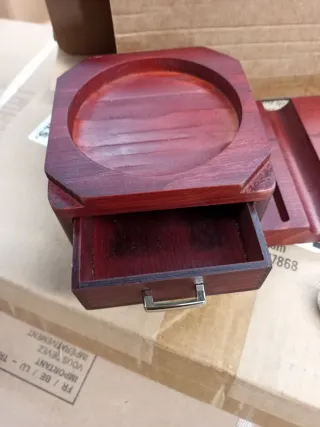 Cenicero para puros de madera