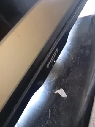 Televisión Philips Negra