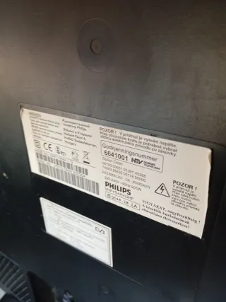 Televisión Philips Negra