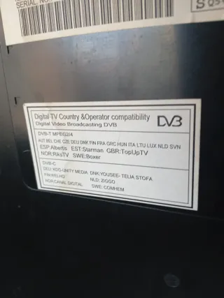 Televisión Philips Negra