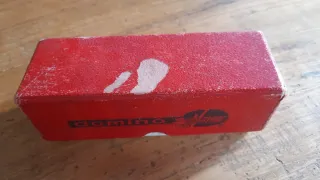 Caja de Dominó Vintage Roja