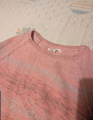 Jersey Easy Wear rosa y gris mujer