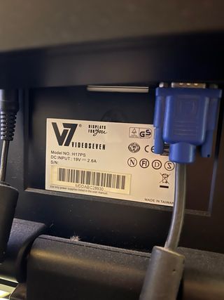 Pantalla Videoseven H17PS Plateada