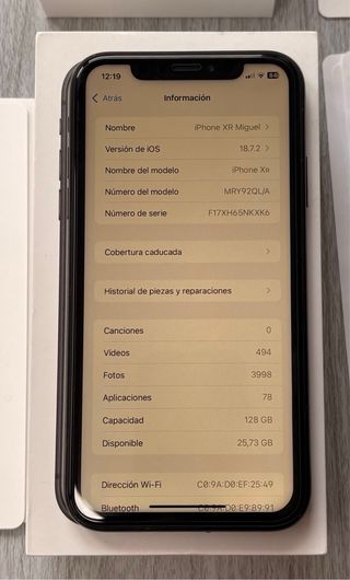 iPhone XR 128GB Nero