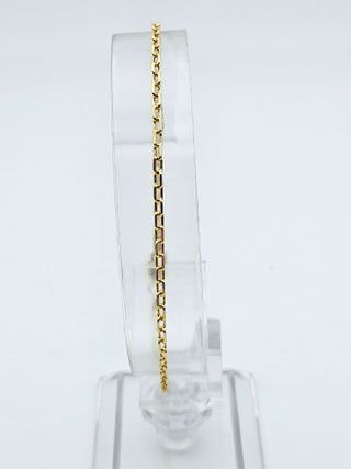 Pulsera de Oro 18K, Bilbao Maciza, 2,91gr, 20cm