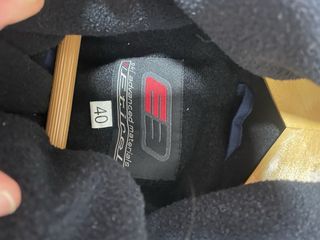 Abrigo de esquí azul marino mujer con cinturón