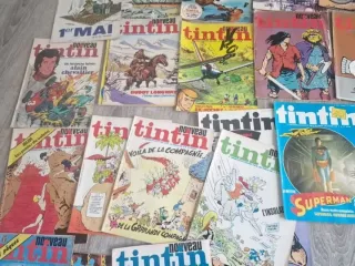 174 cómics Tintín 1970/79