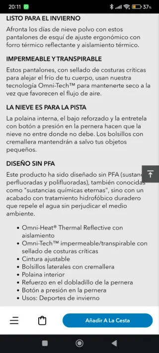 Pantalón esquí snowboard nieve Columbia