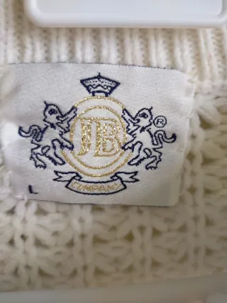 Jersey de punto blanco