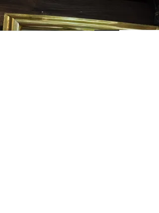 Cuadro Marco Dorado y Azul