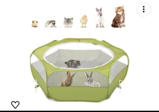 Valla para animales portátil plegable