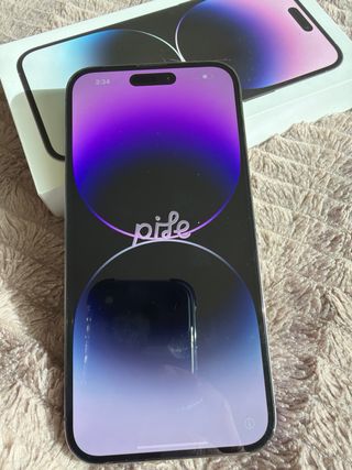 iPhone 14 Pro Max Morado en caja   80% bateria