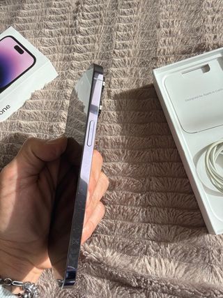 iPhone 14 Pro Max Morado en caja   80% bateria