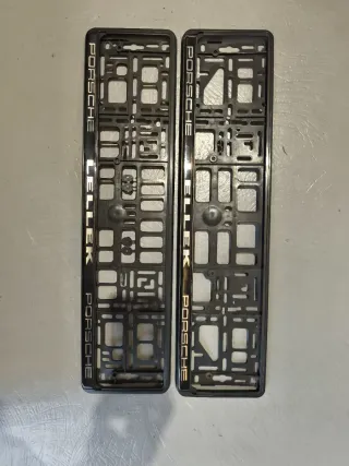 Porta matrículas Porsche Originales (2 unidades)