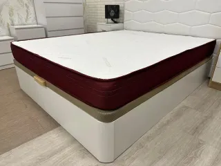 Canapé abatible madera y tela