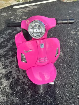 Mini Vespa Eléctrica Infantil Rosa