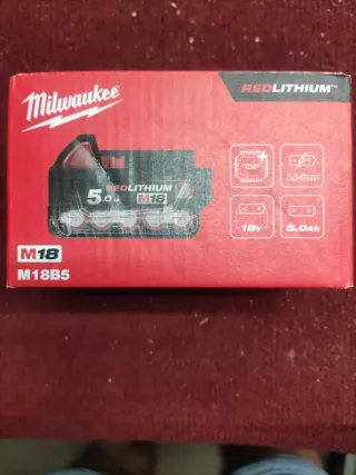Batería Milwaukee M18 REDLITHIUM 5.0Ah
