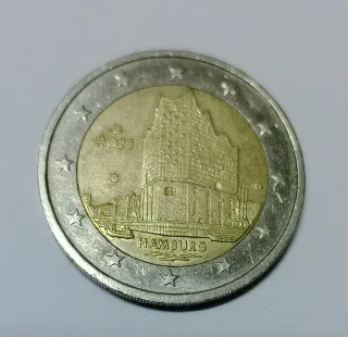 Lotto 185 - Moneta 2 Euro Germania 2023 Amburgo