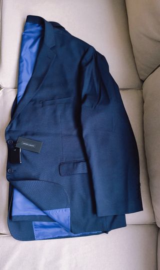 Traje Azul Talla XXXL + Accesorios