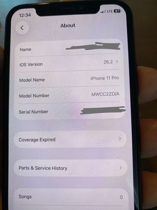 iPhone 11 Pro 256GB Negro