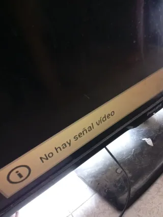 Televisión Philips Negra