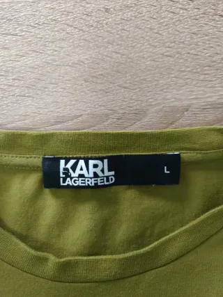 Camiseta Karl Lagerfeld Paris Verde Oliva