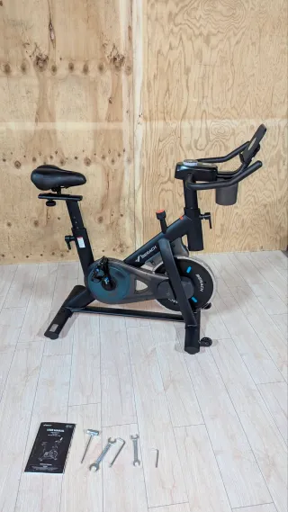 Bicicleta Spinning Merach Monitor LED