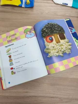 Lote Cocina Infantil Delantal Gorros Libro