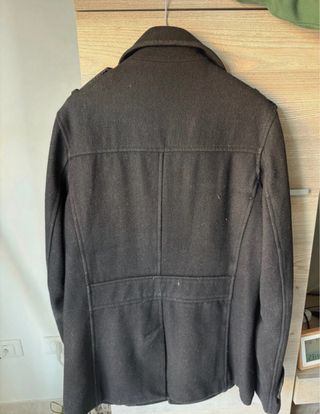 Cappotto nero Matt Davis uomo