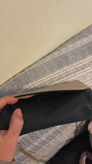 Borsa Victoria's Secret nera e rosa