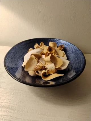 Vassoio in vetro blu e argento