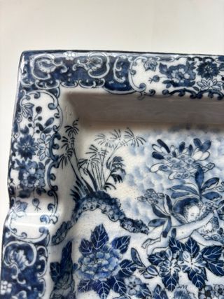 Cenicero porcelana Adele Carey antiguo