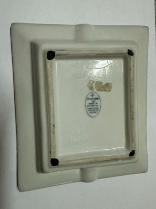 Cenicero porcelana Adele Carey antiguo