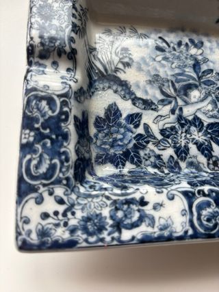 Cenicero porcelana Adele Carey antiguo