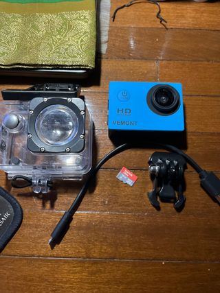 Cámara de Acción Vemont HD 1080p Azul