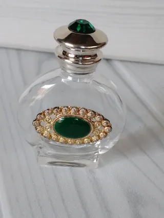 Bottiglietta profumo vintage decorata