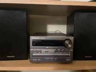 Minicadena Panasonic SA-PM04 Plata/Negro